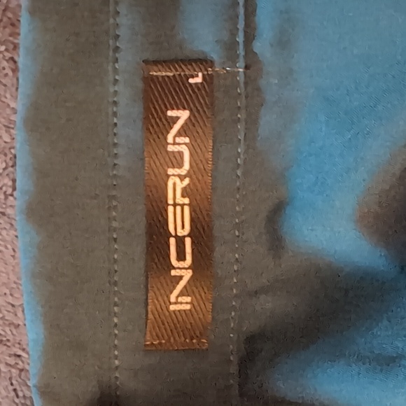 Incerun| Green Short Sleeved Button Up Dress Shirt Polyester Spandex Blend - Picture 8 of 10